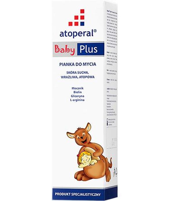 ATOPERAL BABY PLUS Pianka do mycia - 200 ml. Pielęgnacja skóry suchej, wrażliwej, atopowej dzieci i niemowląt.