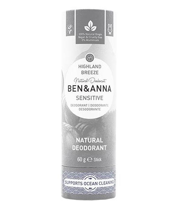 Ben & Anna Naturalny dezodorant bez sody Highland Breeze - 60 g - cena, opinie, stosowanie