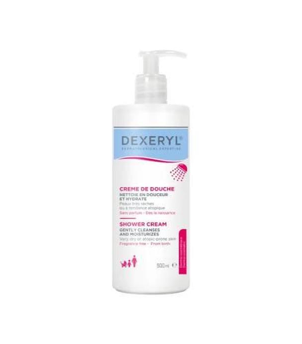 Dexeryl Shower, krem myjący pod prysznic do skóry suchej, 500 ml