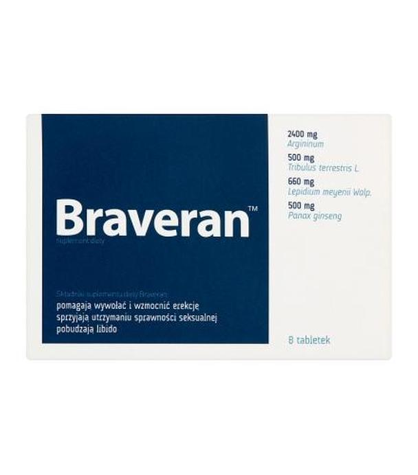 BRAVERAN, 8 tabletek