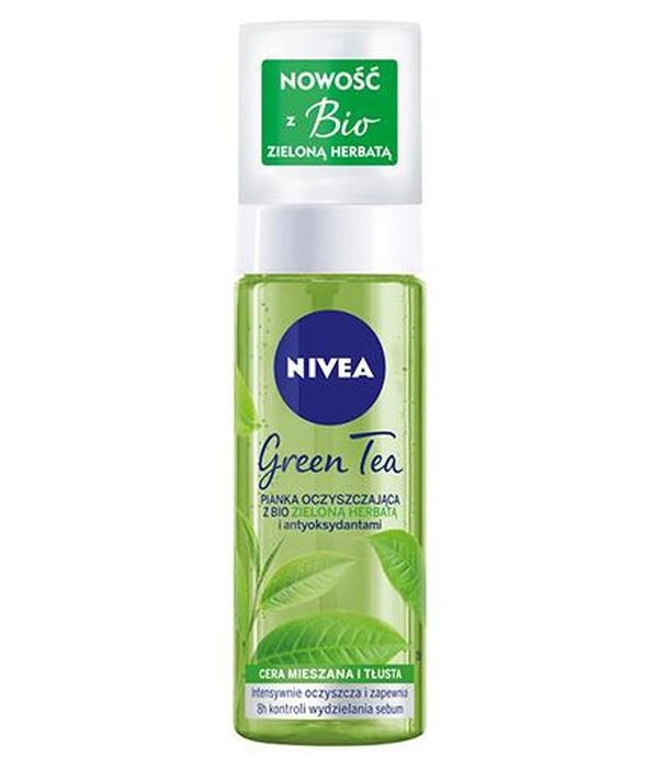 Nivea Green Tea Pianka oczyszczająca z Bio zieloną herbatą i antyoksydantami, 150 ml