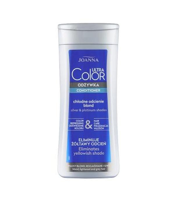 Joanna Ultra Color Odżywka chłodne odcienie blond - 200 ml Do włosów blond, rozjaśnianych i siwych - cena, opinie, stosowanie