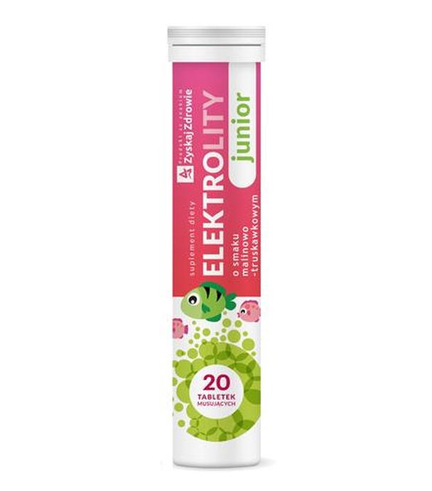 Zyskaj Zdrowie, Elektrolity Junior, tabletki musujące, 28 sztuk