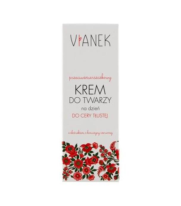 VIANEK Przeciwzmarszczkowy krem do twarzy na dzień, cera tłusta - 50 ml