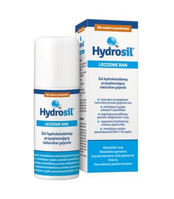 HYDROSIL Żel do leczenia ran, zmniejsza ryzyko blizn i powikłań, 70 ml - ważny do 2025-07-12