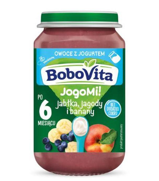 BoboVita jogurt jabłka jagody banany 190 ml