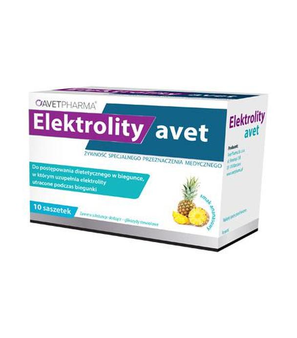 ELEKTROLITY AVET - 10 sasz.  - ważny do 2025-04-30