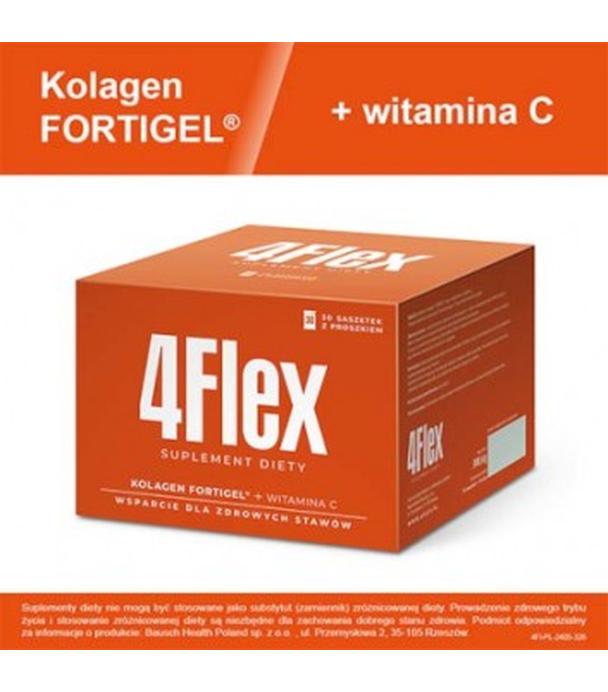 4 Flex, kolagen fortigel + witamina C, saszetki, 30 sztuk