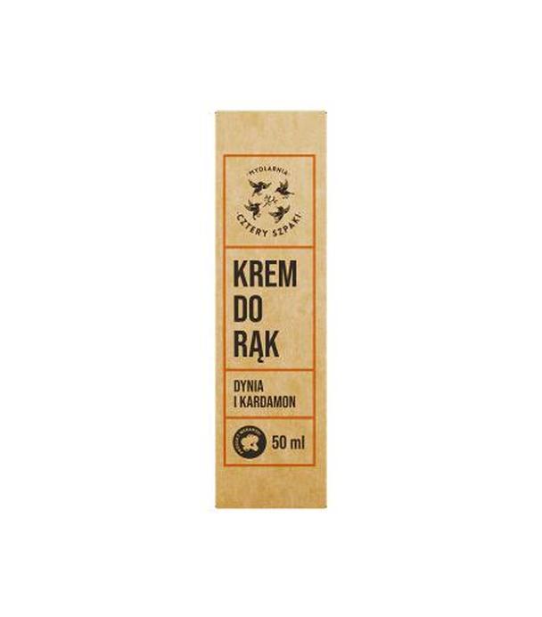 Mydlarnia Cztery Szpaki, Dynia i Kardamon Krem do rąk, 50 ml