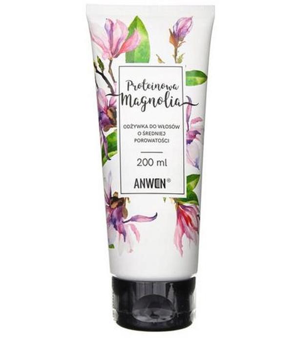 Anwen Proteinowa Magnolia Odżywka do włosów o średniej porowatości  - 200 ml - cena, opinie, stosowanie