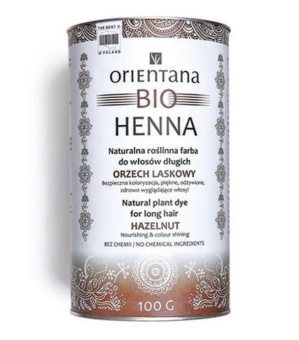 Orientana Bio Henna Orzech laskowy - 100 g - cena, opinie, właściwości