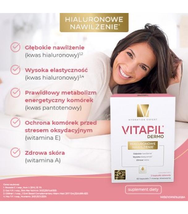 Vitapil Dermo Hialuronowe Nawilżenie, 60 kapsułek