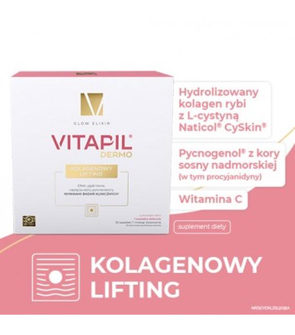Vitapil Dermo Kolagenowy Lifting, saszetki, 30 sztuk