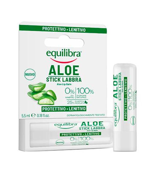 EQUILIBRA Aloesowy sztyft do ust, 5,5 ml, cena, właściwości, skład