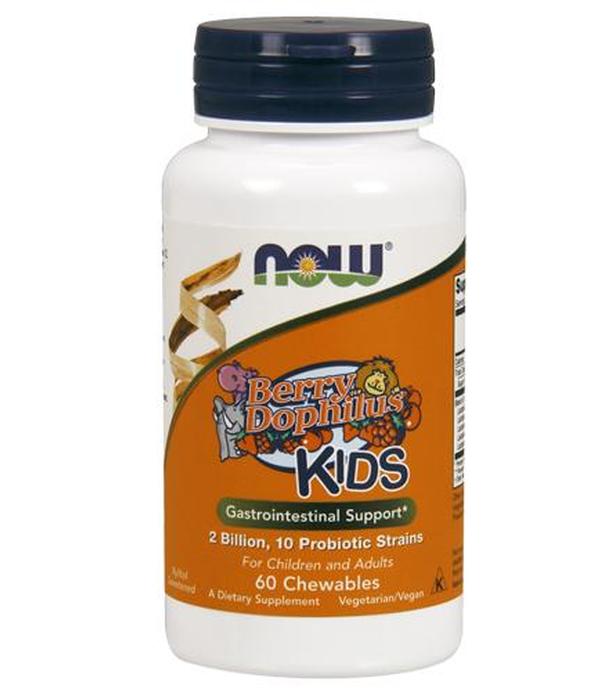 NOW FOODS BerryDophilus KIDS - 60 tabl.