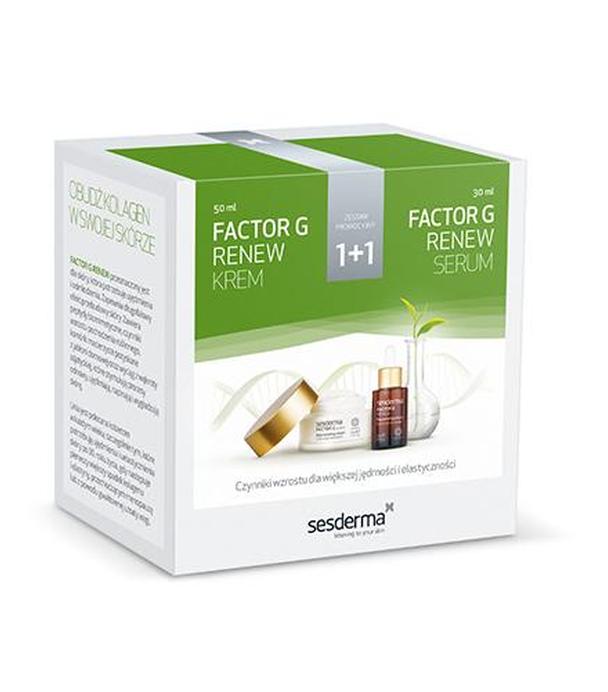 Sesderma Factor G Renew Zestaw Krem + Serum - 50 ml + 30 ml Kosmetyki odmładzające - cena, opinie, właściwości