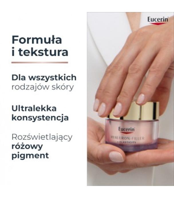 Eucerin Hyaluron-Filler + Elasticity Różany Krem anti-age na dzień SPF 30, 50 ml