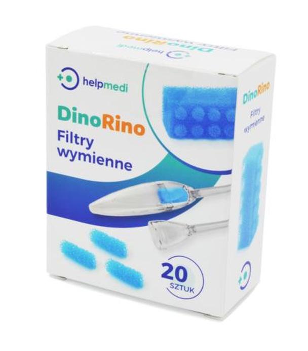 DinoRino Filtry wymienne - 20 szt. Do aspiratora ustnego - cena, opinie, właściwości
