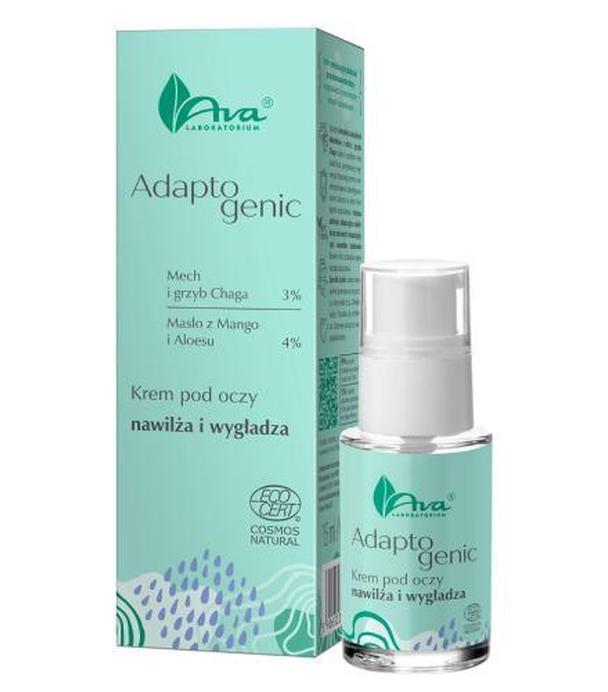 Ava Adaptogenic Krem pod oczy nawilża i wygładza, 15 ml