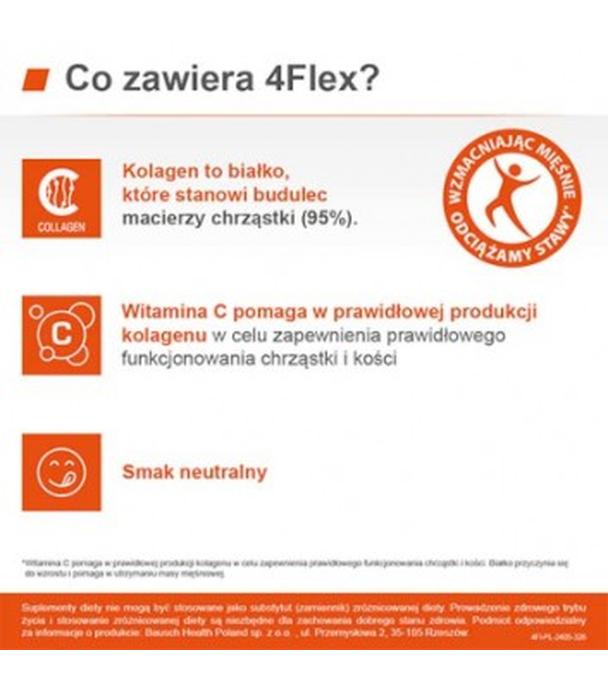 4 Flex, kolagen fortigel + witamina C, saszetki, 30 sztuk
