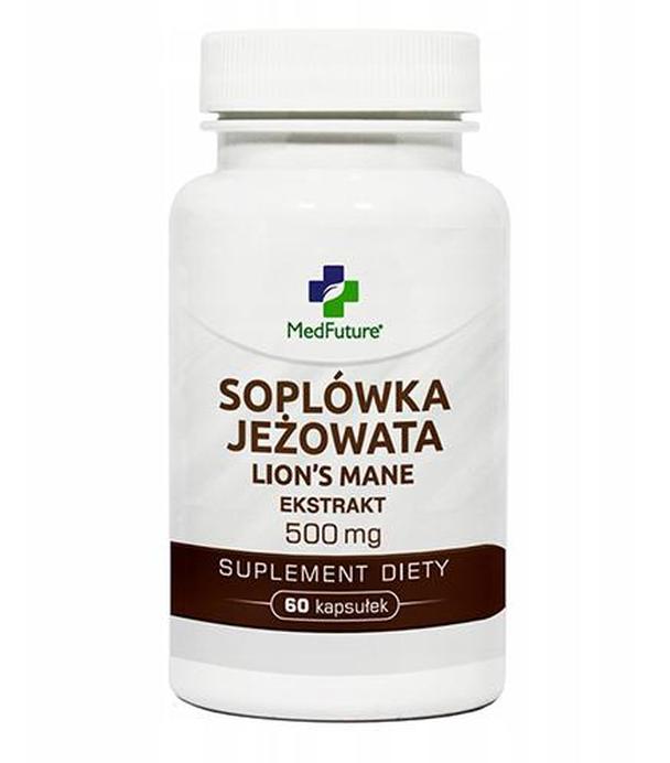 MedFuture Soplówka Jeżowata Ekstrakt 500 mg, 60 kaps., cena, opinie, skład