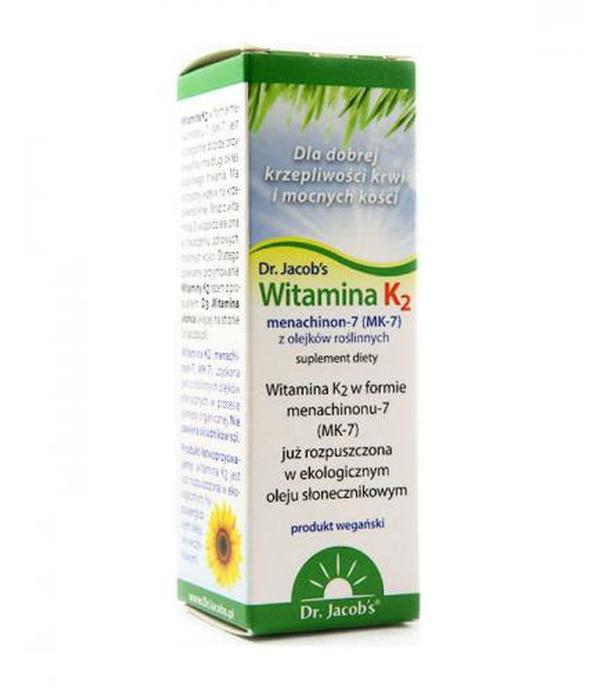 DR JACOBS Witamina K2MK7 z olejków roślinnych, 20 ml