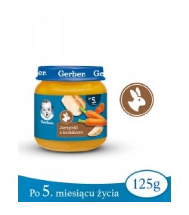 GERBER Obiadek delikatne jarzynki z królikiem po 5 miesiącu - 125 g