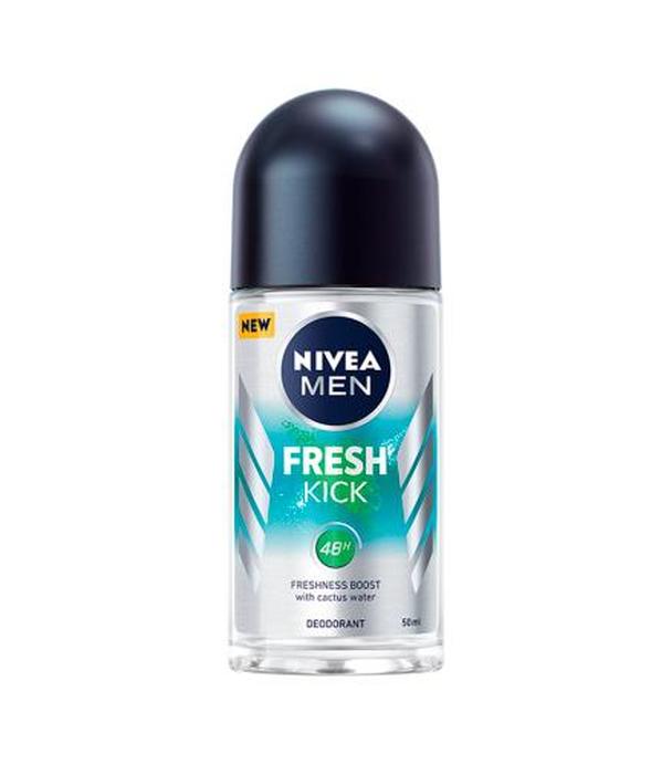 Nivea Men Fresh Kick Dezodorant roll-on - 50 ml - cena, opinie, właściwości