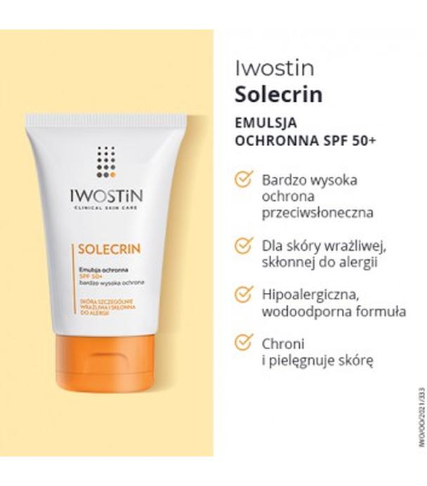 IWOSTIN SOLECRIN Emulsja ochronna SPF50+, 100 ml