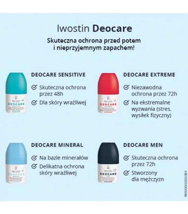Iwostin Deocare Mineral antyperspirant w kulce - 50 ml - cena, opinie, właściwości  - ważny do 2025-07-31