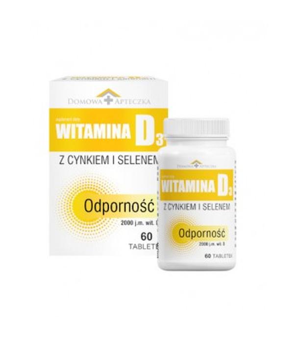 Domowa Apteczka Witamina D3 z cynkiem i selenem, 60 tabletek