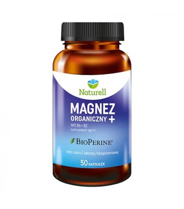 Naturell Magnez Organiczny+, 50 kapsułek, cena, opinie, wskazania