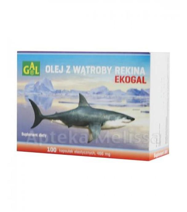 EKOGAL Olej z wątroby rekina 466 mg - 100 kaps.