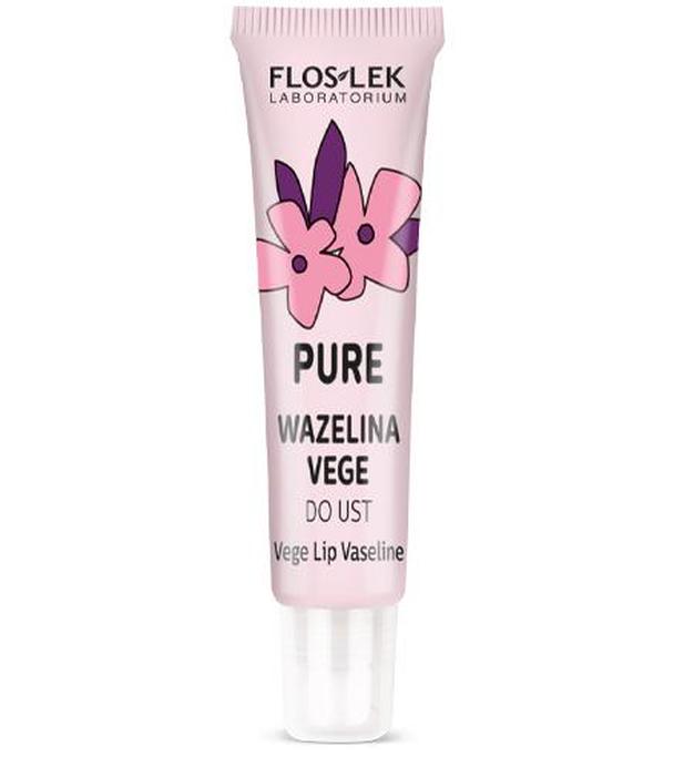 Flos-Lek Vege Wazelina do ust Pure, 10 g, cena, opinie, właściwości