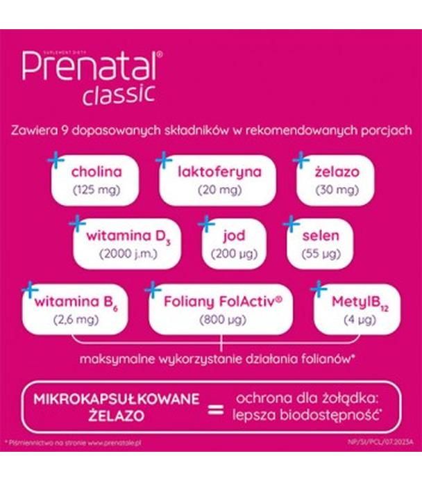 PRENATAL CLASSIC, 90 tabletek