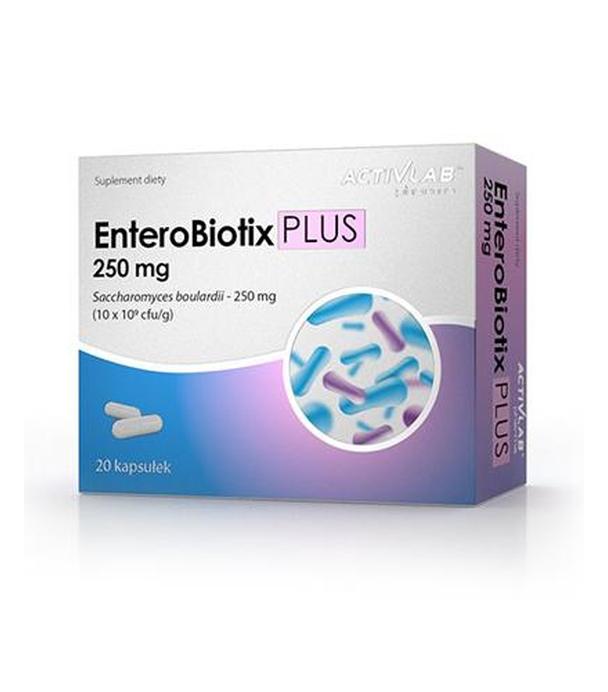 Activlab Pharma EnteroBiotix Plus 250 mg - 20 kaps. - cena, opinie, stosowanie