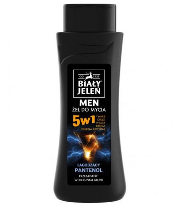 Biały Jeleń, Żel do mycia ciała 5w1 men, 300 ml