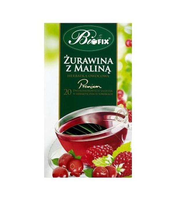 Bi Fix Premium żurawina z maliną herbatka owocowa - 20 sasz. - cena, opinie, właściwości