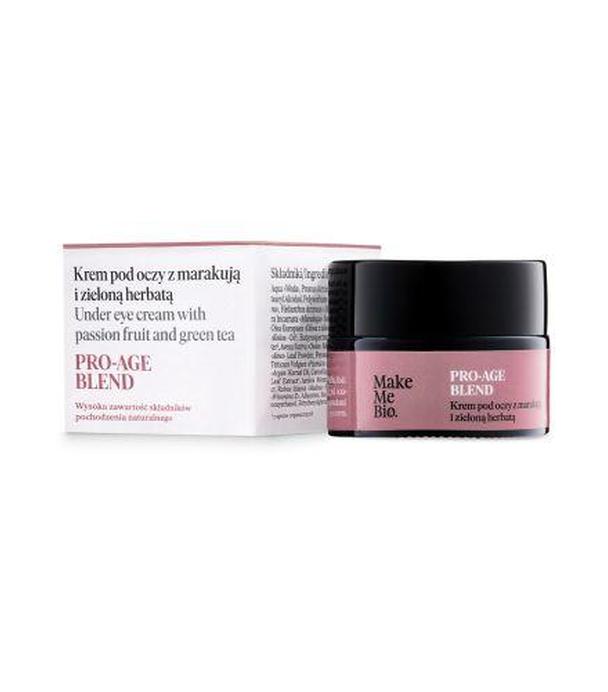 Make Me Bio Pro-Age Blend Krem pod oczy z marakują i zieloną herbatą, 15 ml