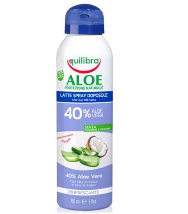 Equilibra Aloesowe Mleczko w sprayu po opalaniu, 150 ml