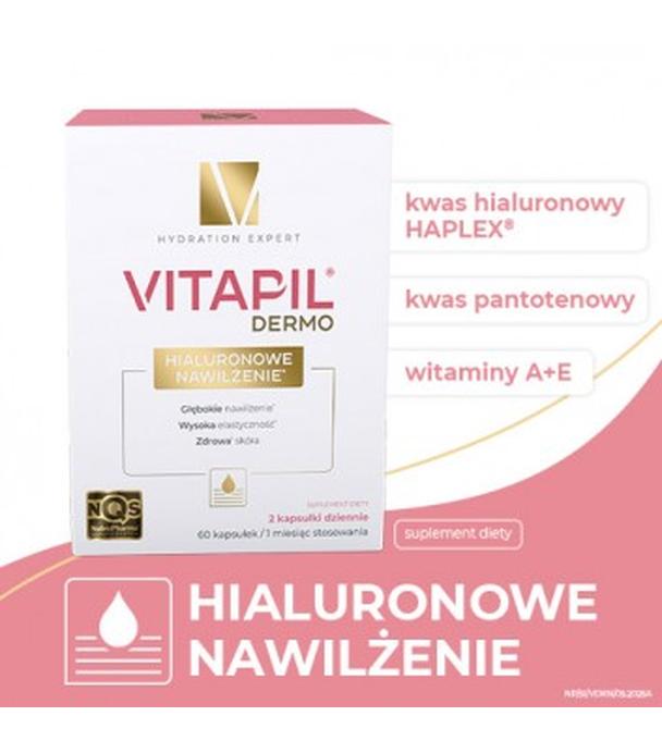 Vitapil Dermo Hialuronowe Nawilżenie, 60 kapsułek