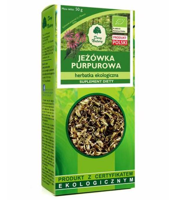 DARY NATURY Ekologiczna herbatka jeżówka purpurowa - 50 g - ważny do 2024-08-05