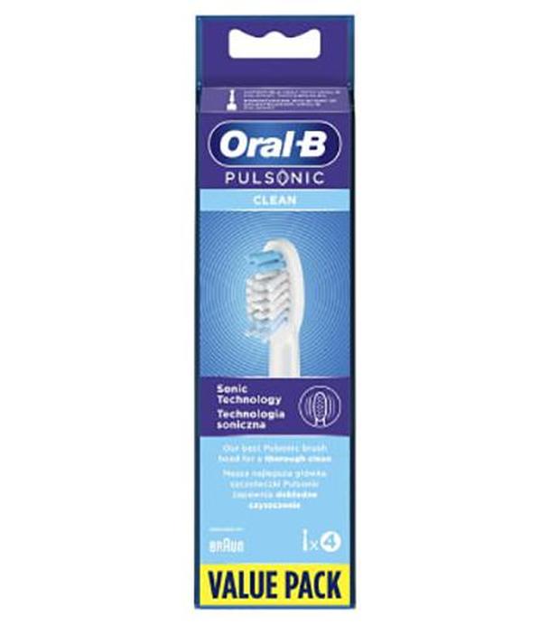 Oral - B Pulsonic Clean SR32 Końcówki do szczoteczki elektrycznej, 4 szt., cena, opinie, stosowanie