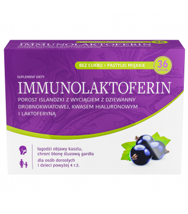 Immunolaktoferin, 36 pastylek