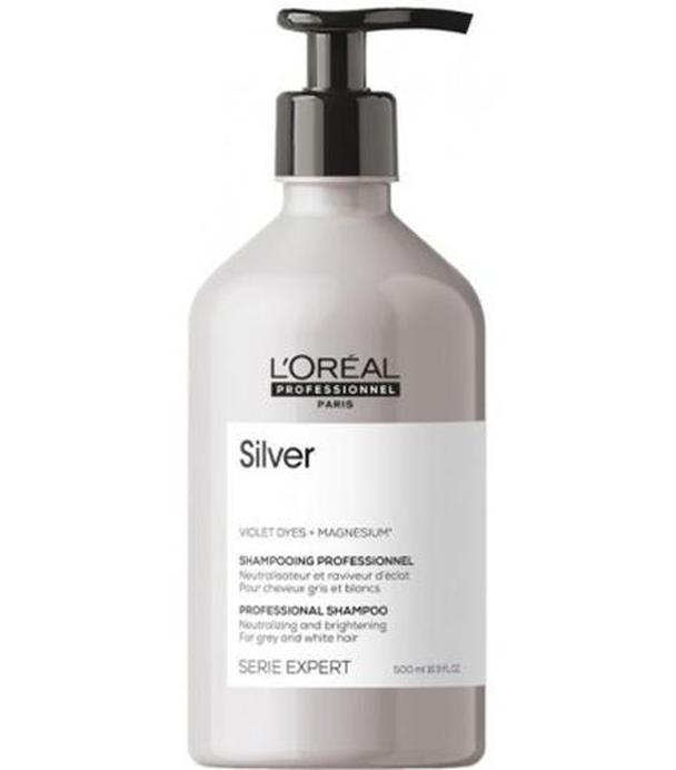 L'Oreal  Serie Expert Magnesium Silver Szampon do włosów mocno rozjaśnionych i siwych - 500 ml - cena, opinie, stosowanie