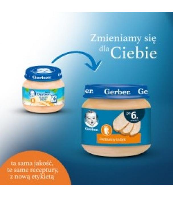 GERBER Obiadek delikatny indyk po 6. miesiącu - 80 g - cena, opinie, skład