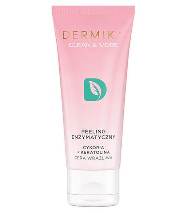 Dermika Clean & More Peeling enzymatyczny , cera wrażliwa - 75 ml - cena, opinie, właściwości
