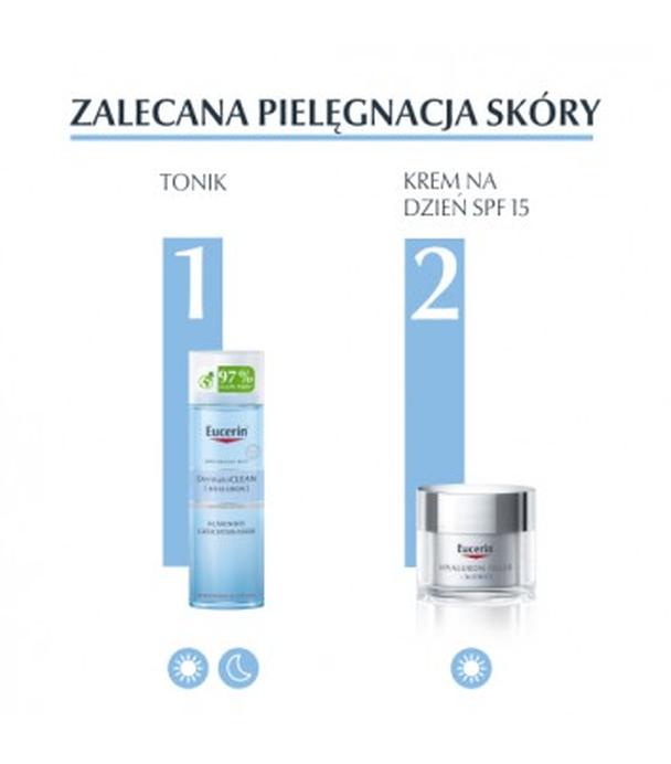 Eucerin Dermatoclean Hyaluron Płyn micelarny 3w1 do skóry wrażliwej, 400 ml, cena, opinie, skład