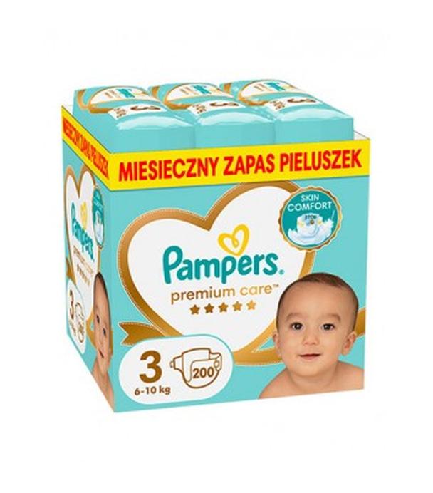 Pampers Premium Care pieluszki rozmiar 3, 6 kg - 10 kg, 200 sztuk