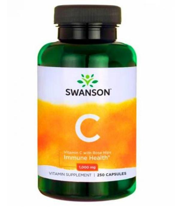 Swanson C-1000 Witamina C z dziką różą 1000 mg, 250 kapsułek